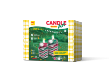 KIDS DO DIY Candle Art Set. Red Green White + 1 SURPRISE color Art.44001