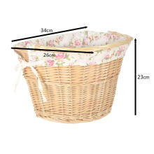 Ikonka Bike Basket Art.KX4337 dviračio krepšelis su priedais
