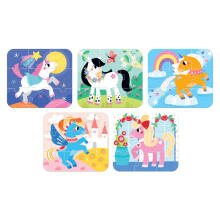 Banana Panda On-the-Go Puzzles Ponies Art.49204 grindų galvosūkių kilimėlis (45 vnt.)