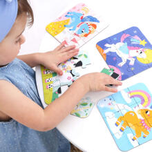 Banana Panda On-the-Go Puzzles Ponies Art.49204 grindų galvosūkių kilimėlis (45 vnt.)
