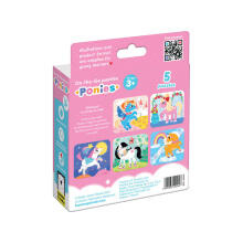 Banana Panda On-the-Go Puzzles Ponies Art.49204 grindų galvosūkių kilimėlis (45 vnt.)