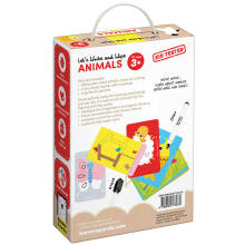 Banana Panda Let's Write and Wipe Animals Art.77367 (56 vnt.)
