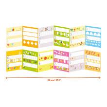 Banana Panda Looong Coloring Books - Ready to Write Numbers Art.50191 krāsojamās grāmatas — gatavas ciparu rakstīšanai