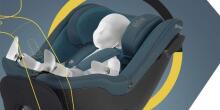 KinderKraft I-GUARD PRO I-SIZE 61-105 cm Art.KCIGUAPRGRY0000 Cool Grey  automobilinė kėdutė 0-18 kg