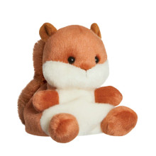 AURORA Palm Pals plush toy, Nibbles Squirrel, 12 cm