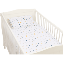Fillikid Bed Sets Art.021-41 Village White Medvilniniai patalynės komplektai iš 2 dalių