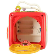 Bebe Basic Cube  Art.KX4291 Montessori 6-in-1 Busy Cube Sorter for Toddlers