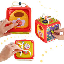 Bebe Basic Cube  Art.KX4291 Montessori 6-in-1 Busy Cube Sorter for Toddlers