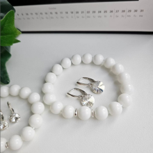 La bebe™ Jewelry Natural Stone earrings Crystal