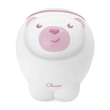 Chicco Polar Bear Art.CHIZ-061132 Pink Музыкальная игрушка-проектор Медвежонок  со звёздами ПОВРЕЖДЕННАЯ УПАКОВКА!!!