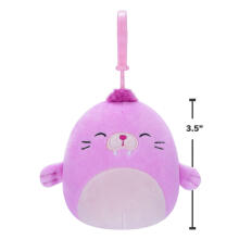 SQUISHMALLOWS Prisegamas pliušinis žaislas, 8 cm, W17