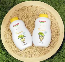Friendly Organic Shampoo  Art.15728 Organinis kūdikių plaukų ir kūno prausimosi gelis, 400 ml.