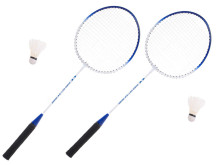 Ikonka Art.KX5603 Badmintona raketes + futrālis ar šahtelītēm