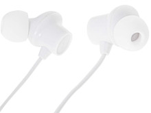 Ikonka Art.KX5321 L-BRNO Type-c laidinės ausinės į ausis, baltos spalvos