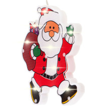 Ikonka Art.KX5244_3 LED kulonu gaismas Ziemassvētku rotājumi Santa ar dāvanām