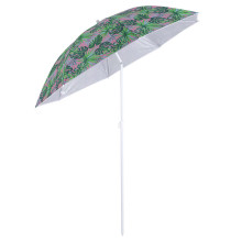 Ikonka Art.KX4983_1 Pludmales dārza lietussargs regulējams 150cm salauztas lapas