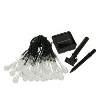 Ikonka Art.KX4967_1 Solar icicle garden lights 6.5m 30LED cold white