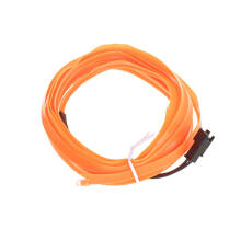 Ikonka Art.KX4956_3 LED aplinkos apšvietimas automobiliui / automobilio USB / 12V juosta 3 m oranžinė