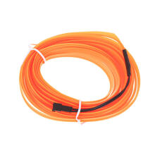 Ikonka Art.KX4955_3 LED aplinkos apšvietimas automobiliui / automobilio USB / 12V juosta 5 m oranžinė