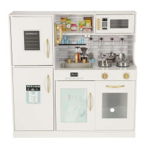 Ikonka Art.KX4934 Koka virtuve bērniem ar ledusskapi