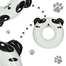 Ikonka Art.KX4919_2 Vaikiškas plaukimo žiedas 80 cm panda