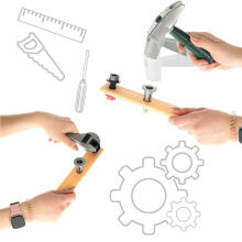 Ikonka Art.KX4883 Drill workshop tools in backpack 27el.