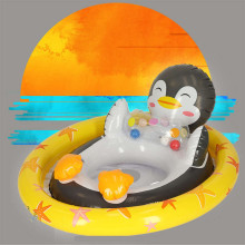 Ikonka Art.KX4958_2 INTEX 59570 bērnu peldēšanas pontons ar pingvīnu riteni