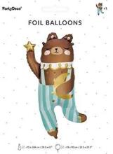 Ikonka Art.KX4576 Foil balloon Teddy Bear 55cm x 90cm