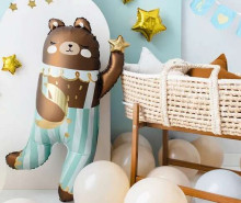 Ikonka Art.KX4576 Foil balloon Teddy Bear 55cm x 90cm