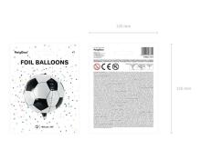 Ikonka Art.KX4571 Folijos balionas Futbolas 40cm
