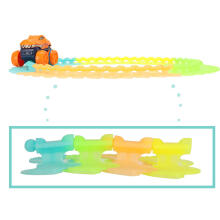 Ikonka Art.KX4523_1 Luminous racing track to assemble with car 150 elements