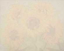 Ikonka Art.KX4497_3 Painting by numbers 40x50cm sunflowers