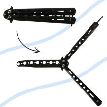 Ikonka Art.KX4408 Tupas drugelio formos mokomasis peilis