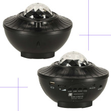Ikonka Projector Art.KX4405 Zvaigžņu projektors LED nakts bumba bluetooth tālvadības pults