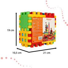 Ikonka Art.KX4387 Building block cube 24 pieces