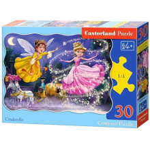 Ikonka Art.KX4375 CASTORLAND Puzzle 30 pieces Cinderella - Cinderella 4+