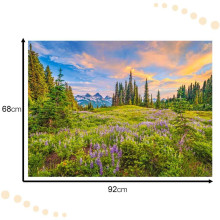 Ikonka Art.KX4364 CASTORLAND Puzzle 2000 elements Blossoms of Morning - Landscape 92x68cm