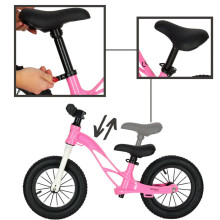 Ikonka Art.KX4356_1 Trike Fix Active X1 krosinis dviratis rožinės spalvos