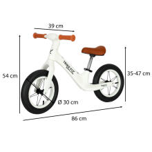 Ikonka Art.KX4355_1 Trike Fix Balance PRO krosinis dviratis baltos spalvos