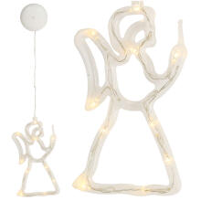 Ikonka Art.KX5246_4 LED pakabukai Kalėdų dekoracijos angelas 49cm 10 LED