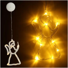Ikonka Art.KX5246_4 LED pakabukai Kalėdų dekoracijos angelas 49cm 10 LED