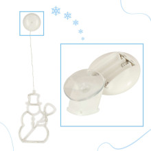 Ikonka Art.KX5246_6 LED pakabinamas apšvietimas Kalėdų dekoracijos sniego senis 49cm 10 LED