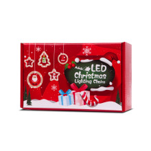 Ikonka Art.KX5249_1 LED gaismas Ziemassvētku bilžu aizkars apļos 3m 10 spuldzītes ar akumulatoru tālvadības pults