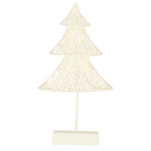 Ikonka Art.KX4353_1 Christmas tree standing decoration 39cm 10LED warm yellow battery powered