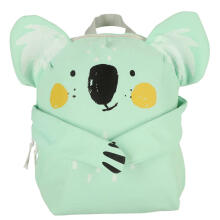 Ikonka Art.KX4312 Vaikų darželio koala mokyklinė kuprinė žalia