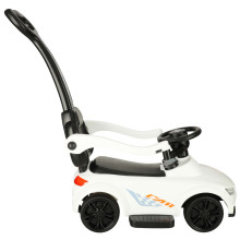 Ikonka Art.KX4413_1 Pushchair car with sound and lights white