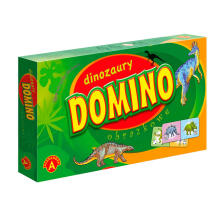 Ikonka Art.KX4165 ALEXANDER dinozaurų domino edukacinis žaidimas 4+