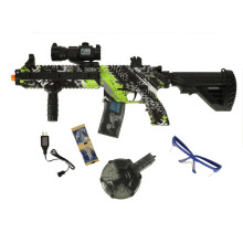 Ikonka Art.KX4090 Gēla bumbiņu pistole ūdens šautenes komplekts XXL ar akumulatoru USB 550gab. 7-8 mm