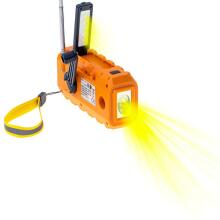 Ikonka Art.KX4036 Adler AD 1197 Portable solar crank tourist radio camping 3 ways to charge torch torch SOS signal 1200mAh