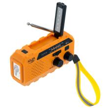 Ikonka Art.KX4036 Adler AD 1197 Portable solar crank tourist radio camping 3 ways to charge torch torch SOS signal 1200mAh